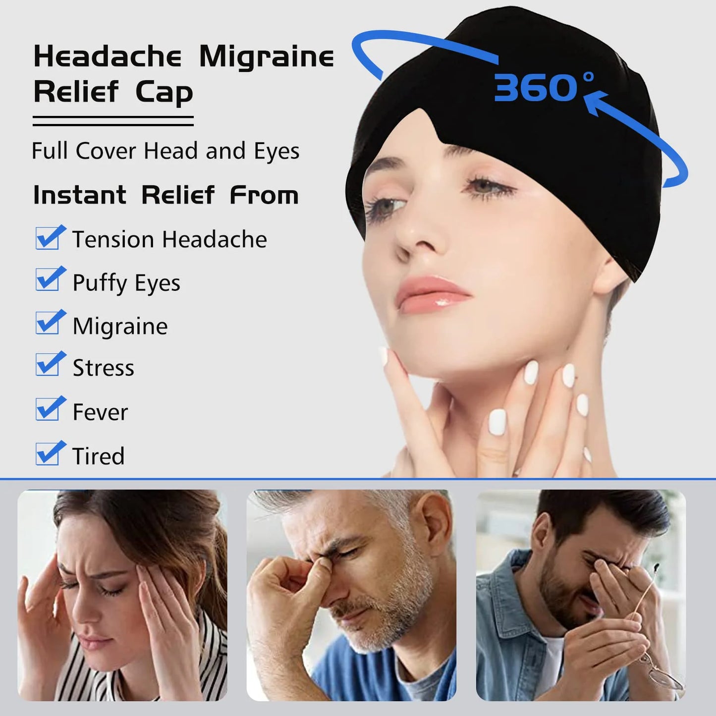 Migraine Relief Hat Mask