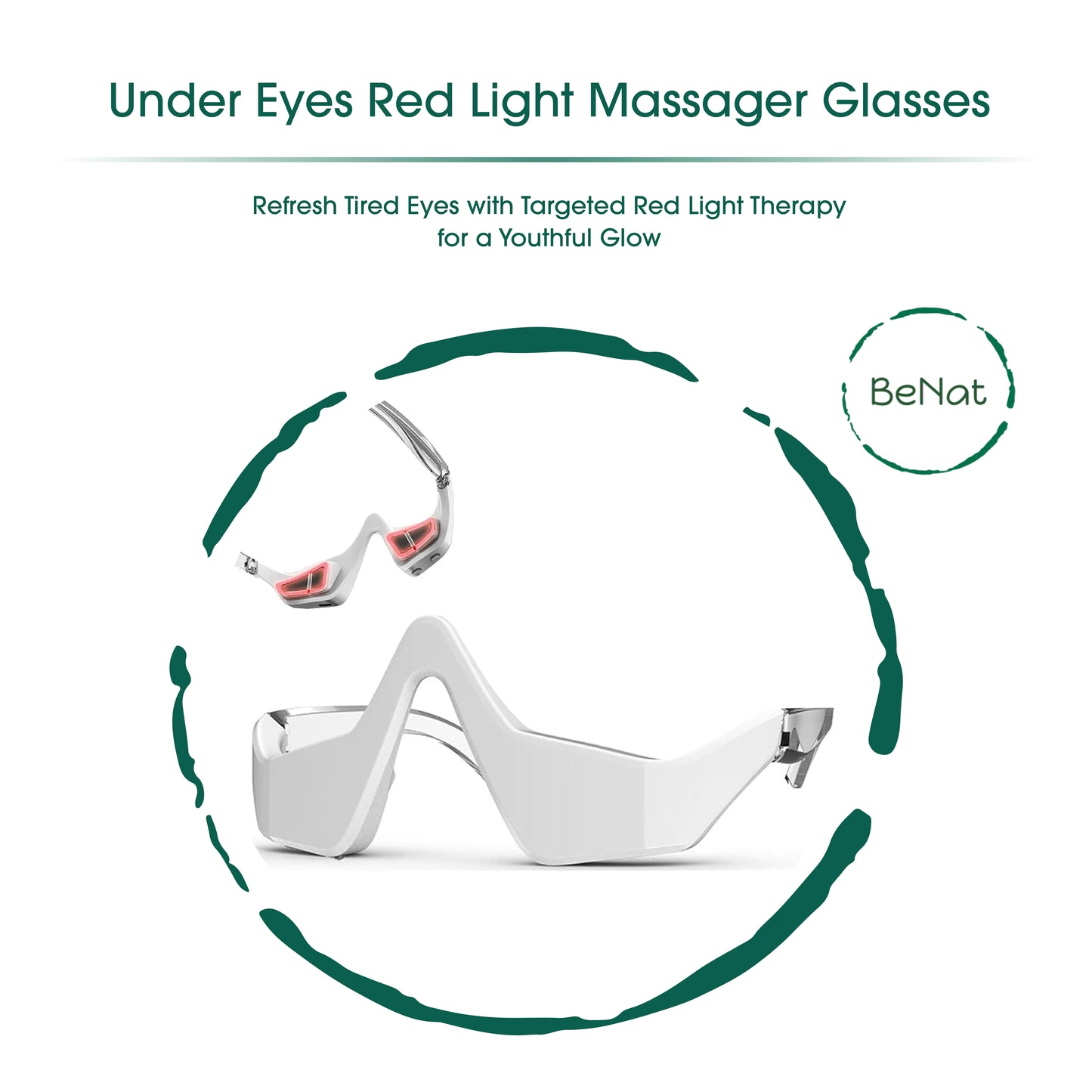 Under-Eye Red Light Skin Rejuvenation Massager